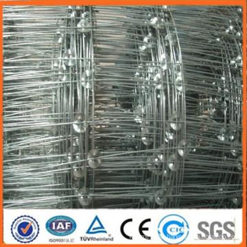 Used hot dipped china grassland fence electric galvanized hinge joint field fencing(ISO certification)